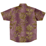 Gold Leaf Pattern Button Down