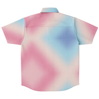 Psychedelic Gradient  Button Down Shirt