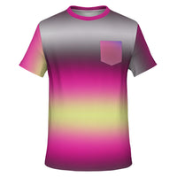 Iridescent Gradient Pocket T-shirt