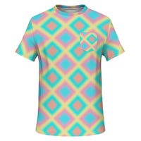 Psychedelic Gradient Pocket T-Shirt