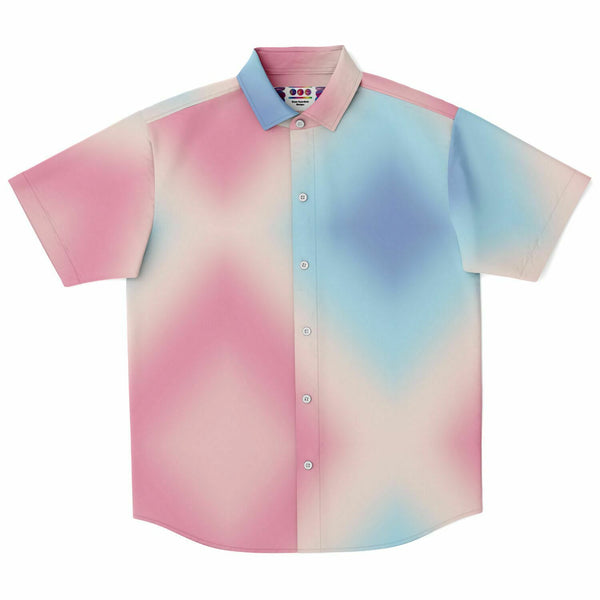 Psychedelic Gradient  Button Down Shirt
