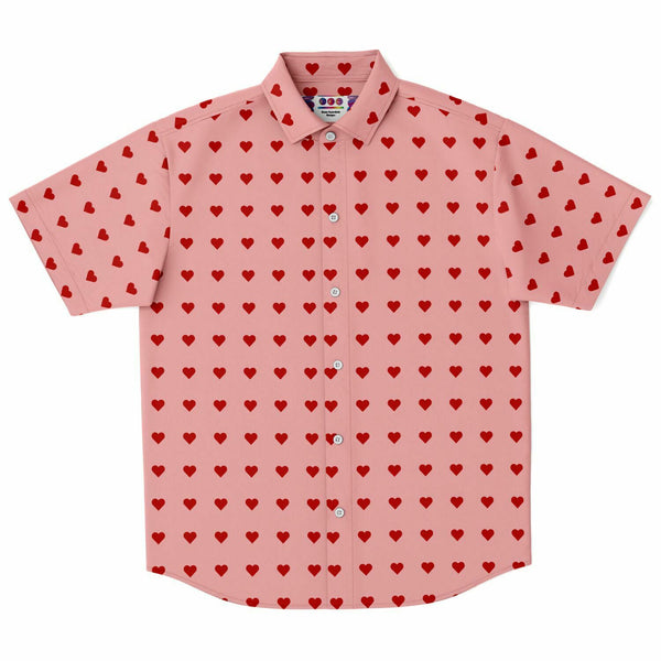 Hearts Button Down Shirt