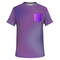 Purple Gradient Pocket T-shirt