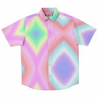 Psychedelic Gradient Button Down Shirt