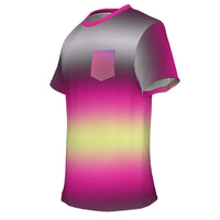 Iridescent Gradient Pocket T-shirt