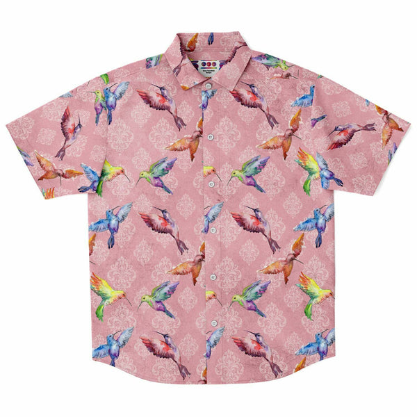 Humming Bird Pattern Button Down