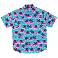 Neon Tropical Pattern Button Down