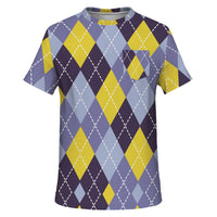 Color Palette Argyle Pocket T-shirt