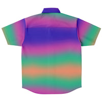 Iridescent Gradient Button Down Shirt