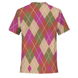 Color Palette Argyle Pocket T-shirt