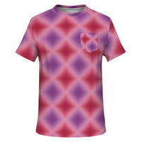 Psychedelic Gradient Pocket T-Shirt