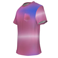 Iridescent Gradient Pocket T-Shirt