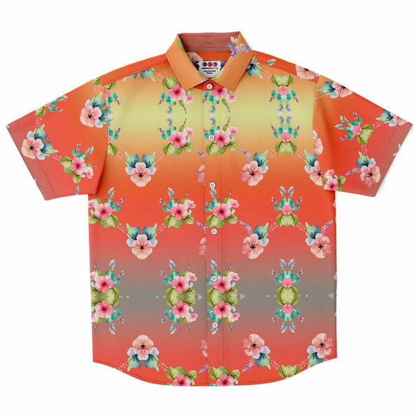 Spring Flower Button Down Shirt