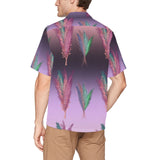 Pampas Grass Hawaiian Shirt with Chest Pocket