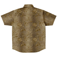 Gold Leaf Pattern Button Down