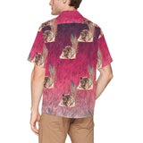 Pampas Tiger Hawaiian Shirt with Chest Pocket