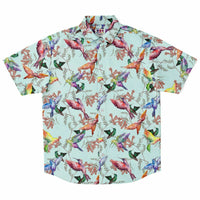 Humming Bird Pattern Button Down