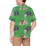 Tiger Jaguar Hawaiian Shirt with Chest Pocket