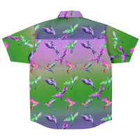 Gradient Humming Bird Button Down