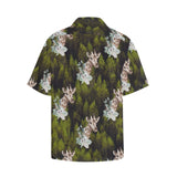 Giraffe Trees Hawaiian Shirt with Chest Pocket (Model T58)