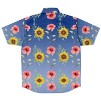 Sunflower Rose Button Down Shirt