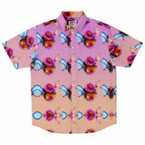 Butterfly Flower Button Down Shirt