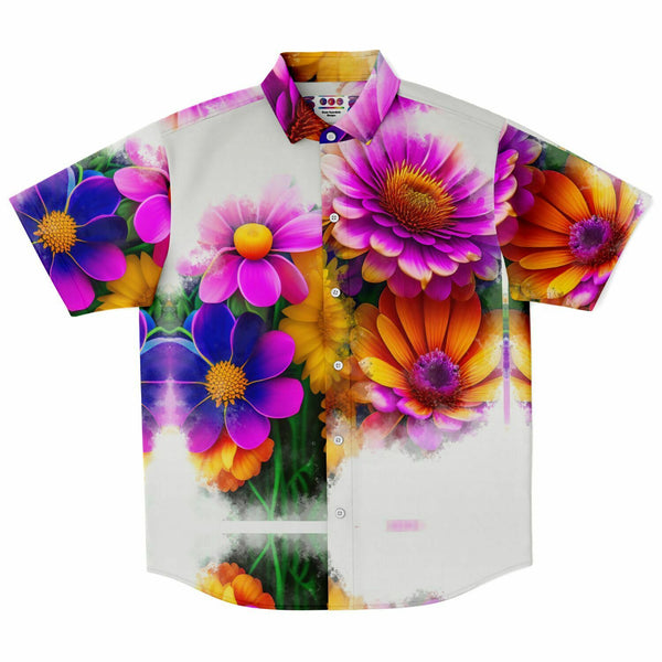 Spring Flowers Button Down Shirt