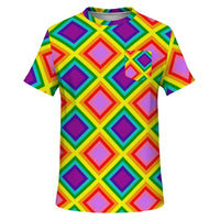 Rainbow Diamond Pocket T-shirt