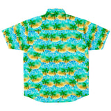 Neon Tropical Pattern Button Down