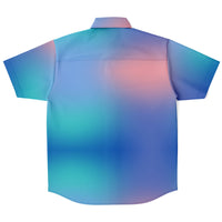 Iridescent Gradient Button Down Shirt