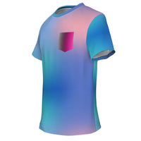 Psychedelic Gradient Pocket T-shirt