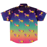 Pride Unicorn Pattern Button Down