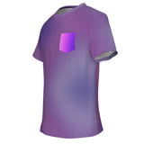 Purple Gradient Pocket T-shirt