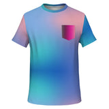 Psychedelic Gradient Pocket T-shirt