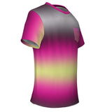 Iridescent Gradient Pocket T-shirt