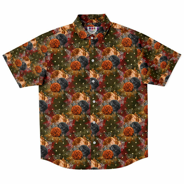 Autumn Floral Pattern Button Down