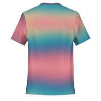 Iridescent Gradient Pocket T-shirt