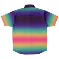 Iridescent Gradient Button Down Shirt