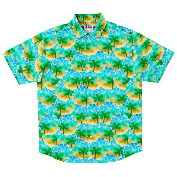 Neon Tropical Pattern Button Down