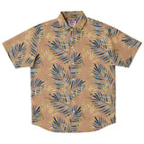 Hawaiian Leaf Pattern Button Down