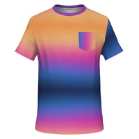 Sunset Gradient Pocket T-shirt