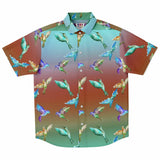 Gradient Humming Bird Button Down