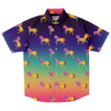 Pride Unicorn Pattern Button Down