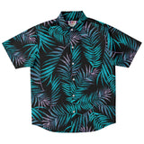 Hawaiian Leaf Pattern Button Down