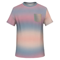 Gray Gradient Pocket T-shirt