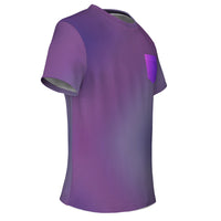 Purple Gradient Pocket T-shirt