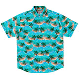 Neon Tropical Pattern Button Down