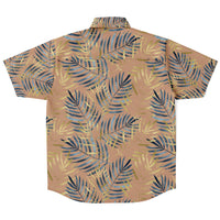 Hawaiian Leaf Pattern Button Down