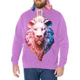 3D Lion Fleece Hoodie