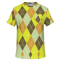 Color Palette Argyle Pocket T-shirt